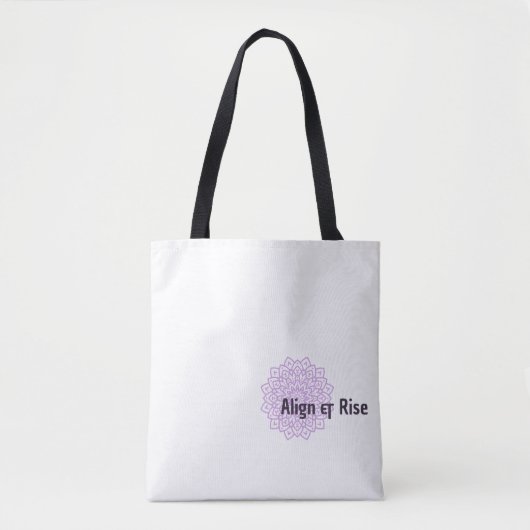 ライズの位置合わせトート トートバッグ (正面)