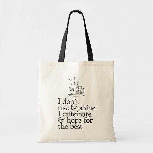 ライズアンドシャインコーヒートートバッグ トートバッグ (正面)