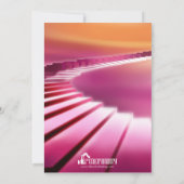 ライズィング キーズ 5 x 7インチの招待状 招待状 (裏面)