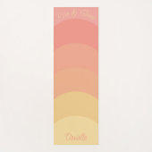 ライズカラフル&シャイン名日の出幾何学模様 ヨガマット (正面)