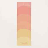 ライズカラフル&シャイン名日の出幾何学模様 ヨガマット (裏面)