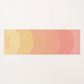 ライズカラフル&シャイン名日の出幾何学模様 ヨガマット (正面(横))