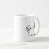 ライズグラインドシャインハッスルマグ コーヒーマグカップ (正面右)