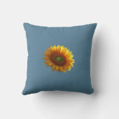 ライズシャイン開花 – ひまわり感動的花 クッション (裏面)