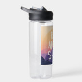 ライズ適合シャイン – 感動的マウンテンサンライズ ウォーターボトル (右面)