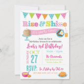 ライズ・アンド・シャイン・ブランチ 招待状 (正面)
