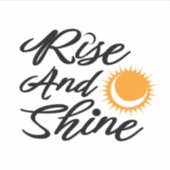 ライズ&シャインステッカー シール (正面)