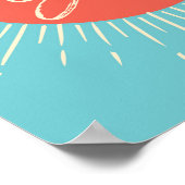 ライズ&シャインタイポグラフィポスタープリント ポスター (角)