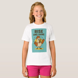 ライズ&シャインハッピーチキン Tシャツ