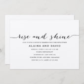 ライズ&シャインブランチ招待状クラフト 招待状 (正面/裏面)