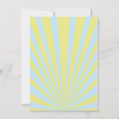 ライズ&シャインブレックファーストバースデーパーティーの招待 招待状 (裏面)