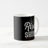 ライズ&シャインマザークラッカーズチキン農家フード コーヒーマグカップ (正面右)