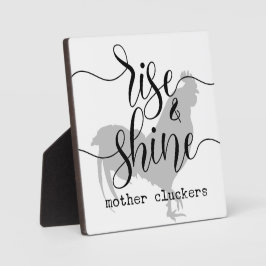 ライズ&シャインマザークラッカーズファームハウスサイン フォトプラーク