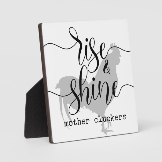 ライズ&シャインマザークラッカーズファームハウスサイン フォトプラーク (正面)