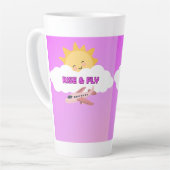 ライズ&フライマグカップ カフェラテマグ (左アングル)