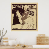 ライセウムシアタードンキホーテヴィンテージ広告 ポスター (キッチン)