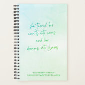 ライセガーリーンやる気を起こさせるス試験学生 プランナー手帳 (正面)