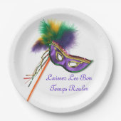 ライセスレボンテンプルーラー! ペーパープレート (正面)