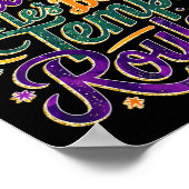 ライセズレボンテンプスルーラーボホおもしろいコケットM ポスター (角)