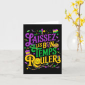 ライセズレボンテンプスルーラーマルディグラビーズフルー カード (黄色い花)