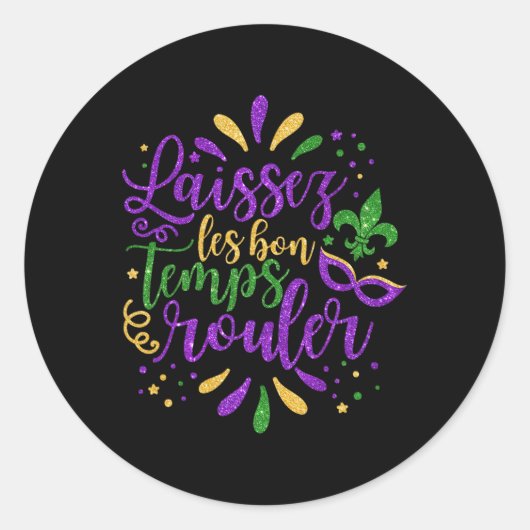 ライセズレボンテンプスルーラーマーディグラスニューオーリーン ラウンドシール (正面)