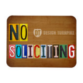 ライセンスの勧誘なしプレートアートレター磁石 マグネット (横)