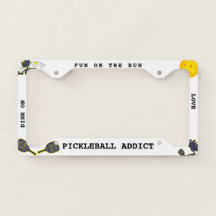 ライセンスの走プレートフレームのPickleballおもしろい