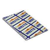 ライセンスを取得書おもしろい作家パターン ノートブック (右側)