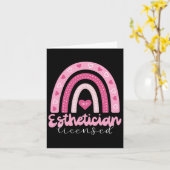 ライセンスエステティシャン卒業2025スキンエスト気に版 カード (黄色い花)