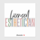 ライセンスエステティシャン美容師ビューティシャン シール (シート)
