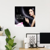 ライセンスカスタマイズ美容師の申請希望 ポスター (ホームオフィス)