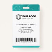 ライセンスパーソナライズされた済の実用ナースLPN写真 バッジ (裏面)