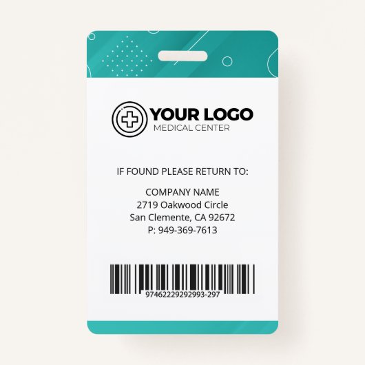 ライセンスパーソナライズされた済の実用ナースLPN写真 バッジ (裏面)