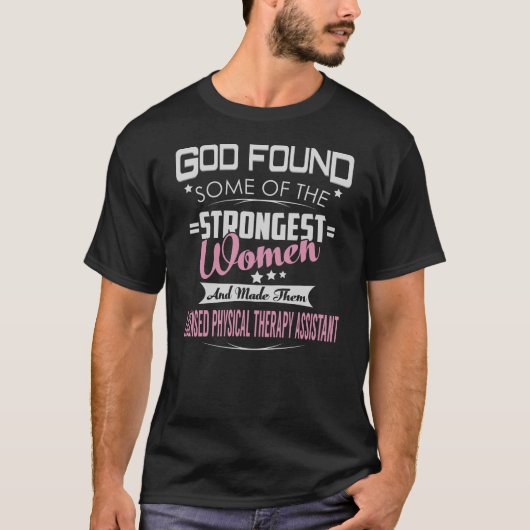 ライセンスフィジカルセラピーアシスタント最強Wome Tシャツ (正面)