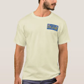 ライセンスプレートアート – メンズフリース Tシャツ (正面)