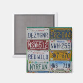 ライセンスプレートラバーマグネット マグネット (正面/裏面)