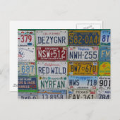 ライセンスプレート恋人はがき ポストカード (正面/裏面)