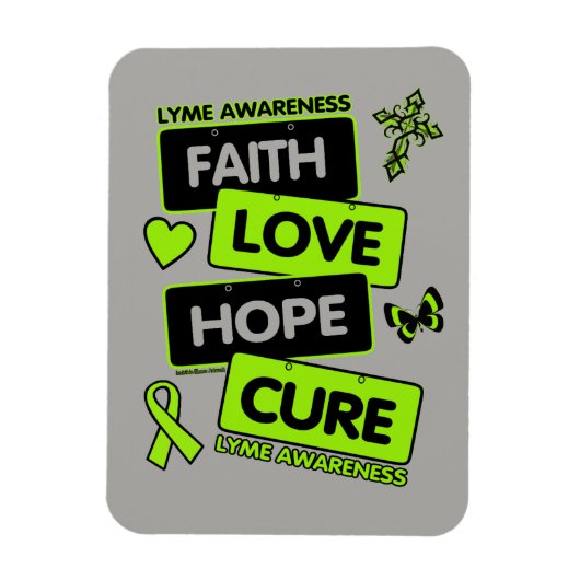 ライセンスプレート...ライム マグネット (縦)