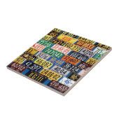 ライセンスプレート(H.ウィルソン・スミス タイル (側面)