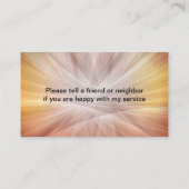 ライセンスマッサージセラピストデザイン 名刺 (裏面)