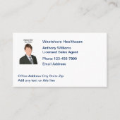 ライセンス医療販売代理店の写真  名刺 (正面)