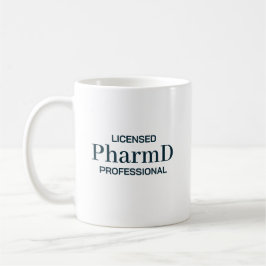ライセンス取得済みPharmDプロフェッショナル オーダーメイド コーヒーマグカップ