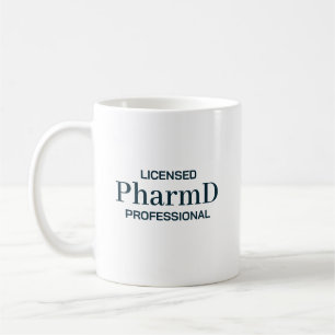 ライセンス取得済みPharmDプロフェッショナル オーダーメイド コーヒーマグカップ