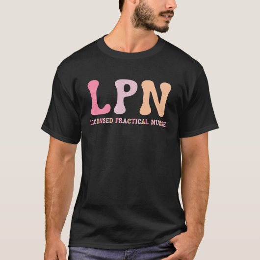 ライセンス実用ナースLPN大学院看護学研究科 Tシャツ (正面)