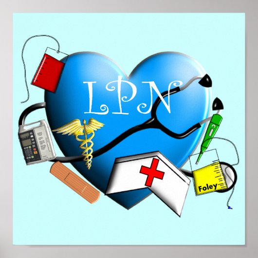 ライセンス実用的なナースキャンバスARtプリント ポスター (正面)