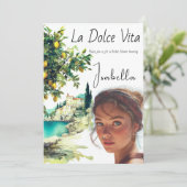 ライタリアンドルチェヴィータブライダルシャワー 招待状 (スタンド正面)