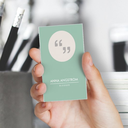 ライターまたはブロガーの名刺 名刺