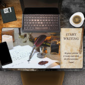 ライターまたはブロガーの感動的引用文 デスクマット