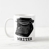 ライターアンティークタイプライター コーヒーマグカップ (左)