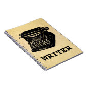 ライターアンティークタイプライター ノートブック (右側)